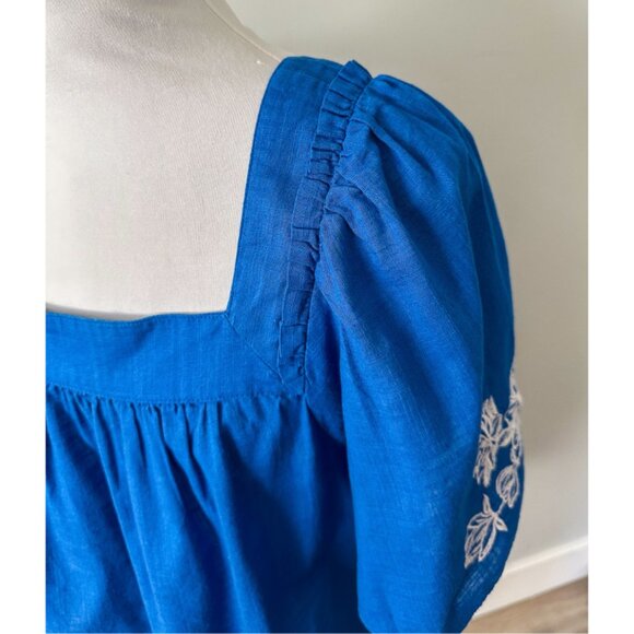 Draper James Maren Top in Embroidered Floral - Picture 8 of 10